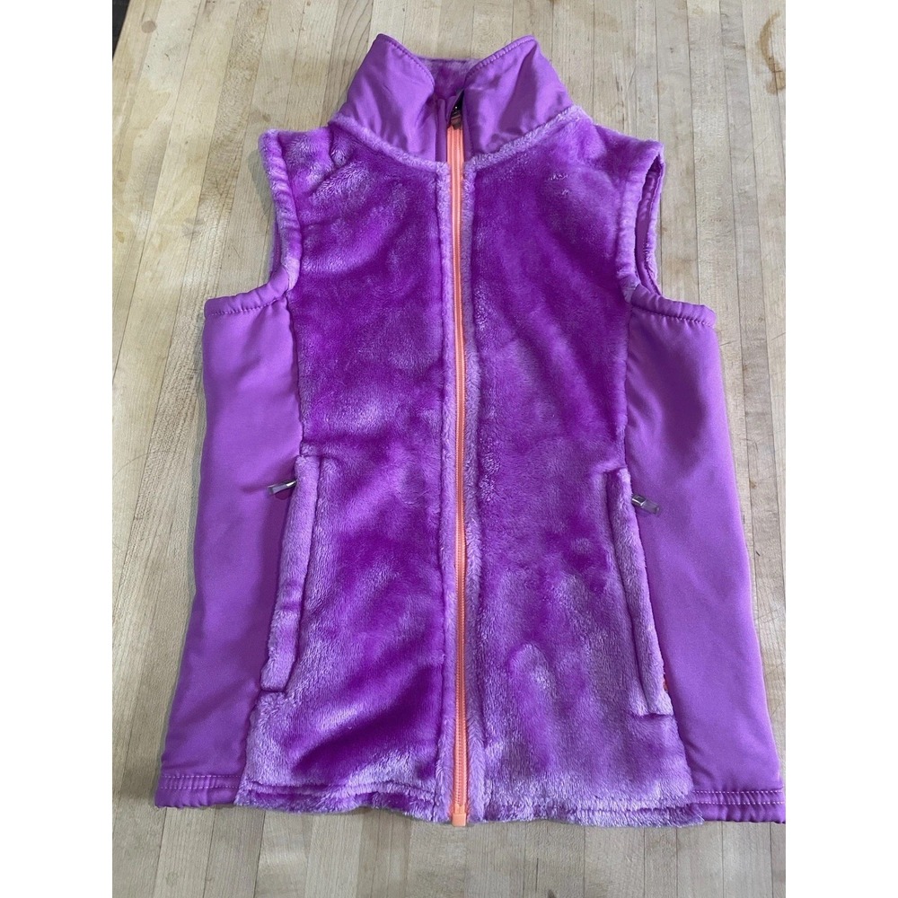 Champion C9 Vest Sleeveless Jacket Full Zip Turtleneck Bright Purple Sz S (6-7)